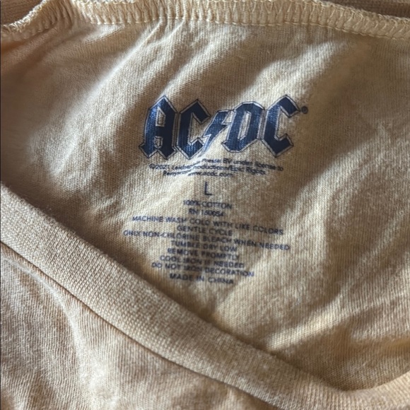 AC/DC Yellow Graphic Tee - Picture 2 of 2